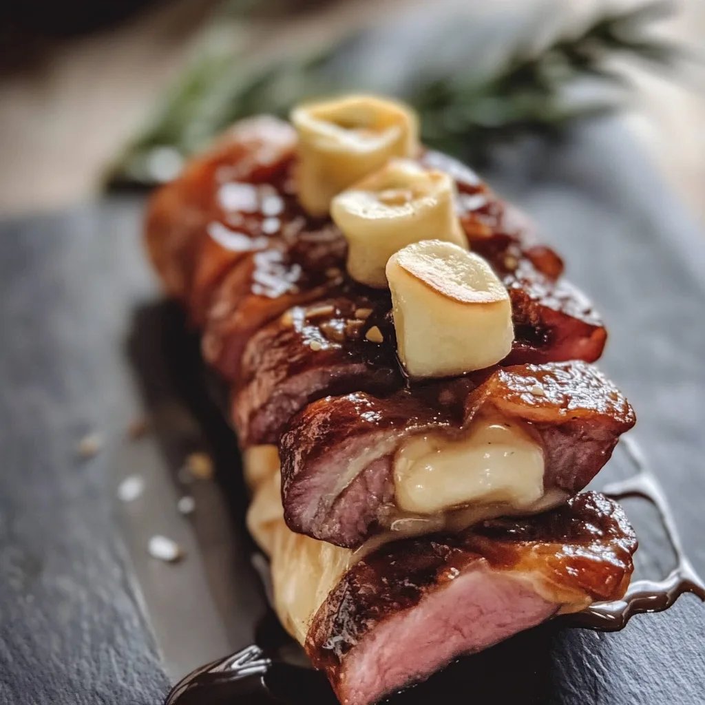 Blätterteig Schinken Tannenbäume