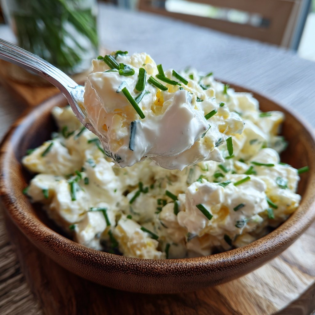 Schnell & Einfach 10-Minuten-Eiersalat mit Joghurt