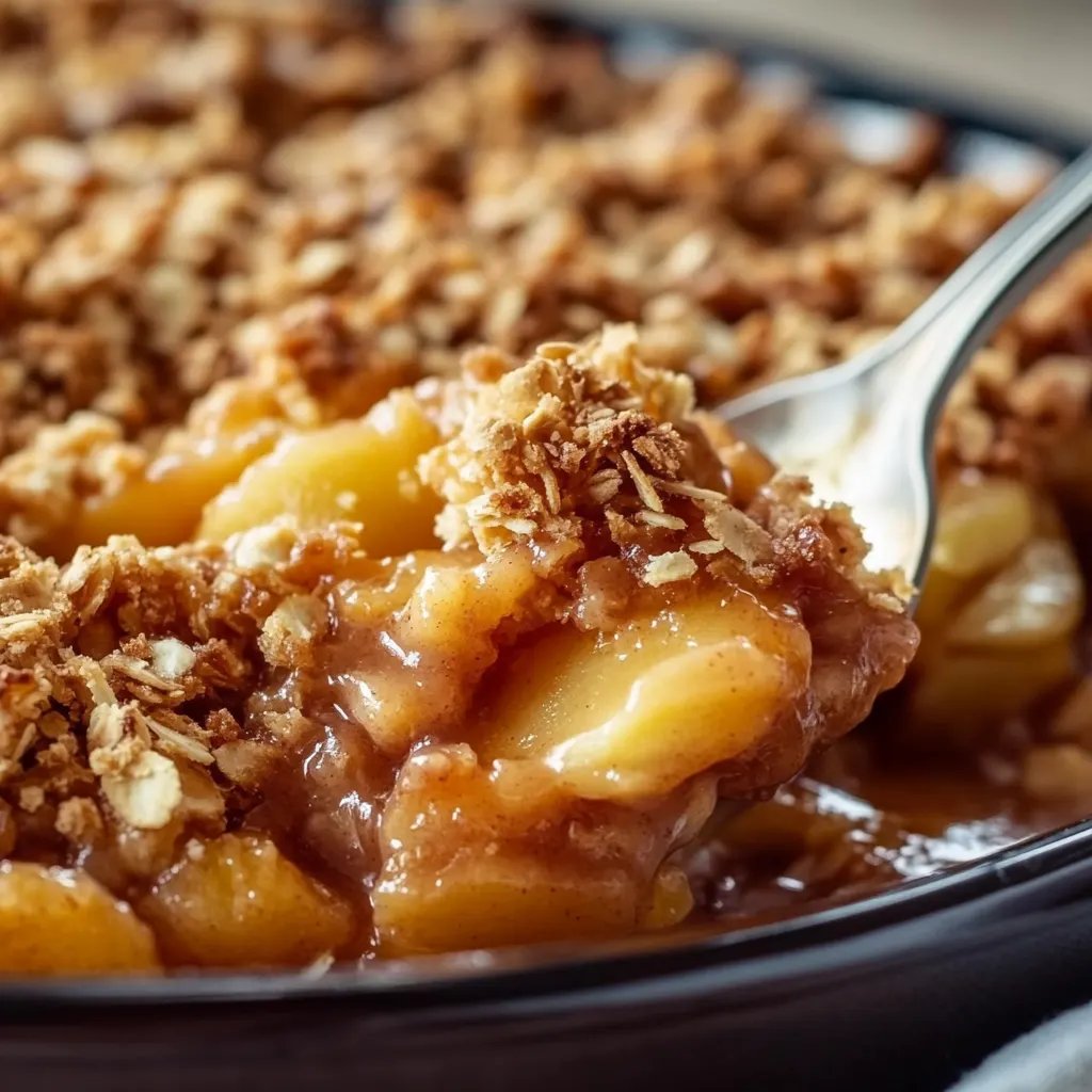 Perfekter Apfel Crumble