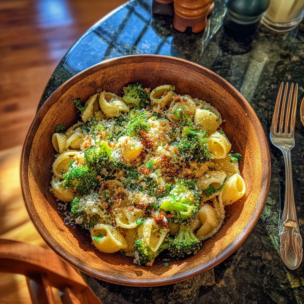 Brokkoli Pasta Pfanne