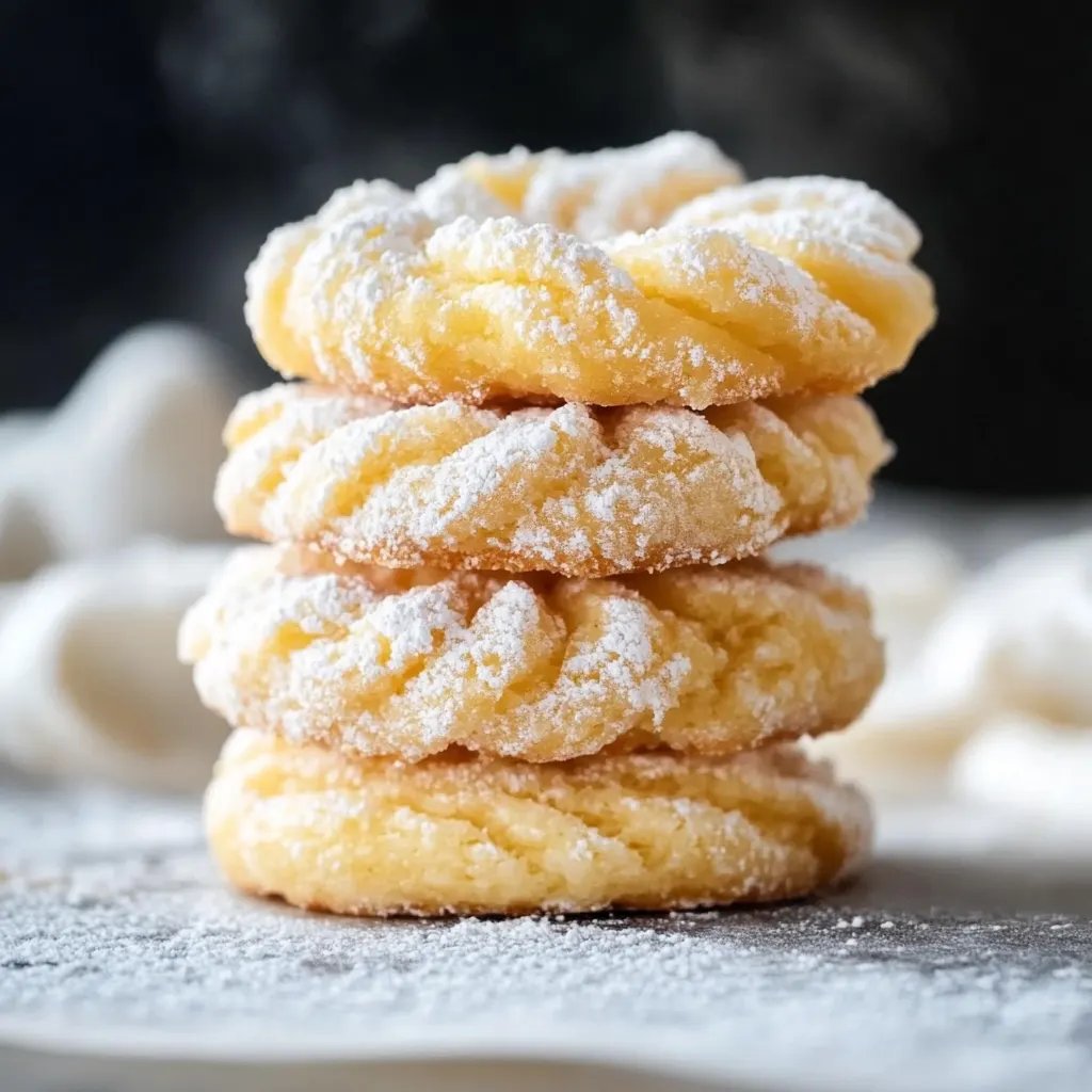 Zitronen-Crinkle-Kekse