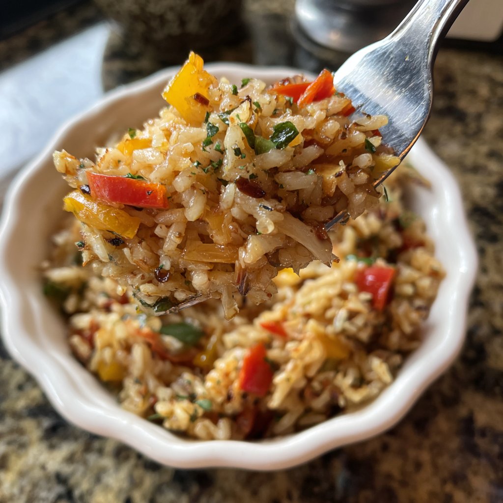 Gebratener Reis mit Knoblauch