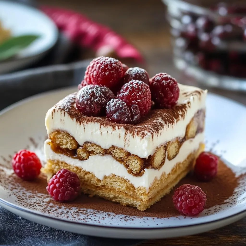 Spekulatius Tiramisu mit Kirschen