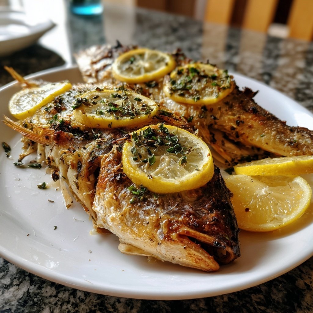 Gesund & Leicht Zitronen-Gegrillter Fisch