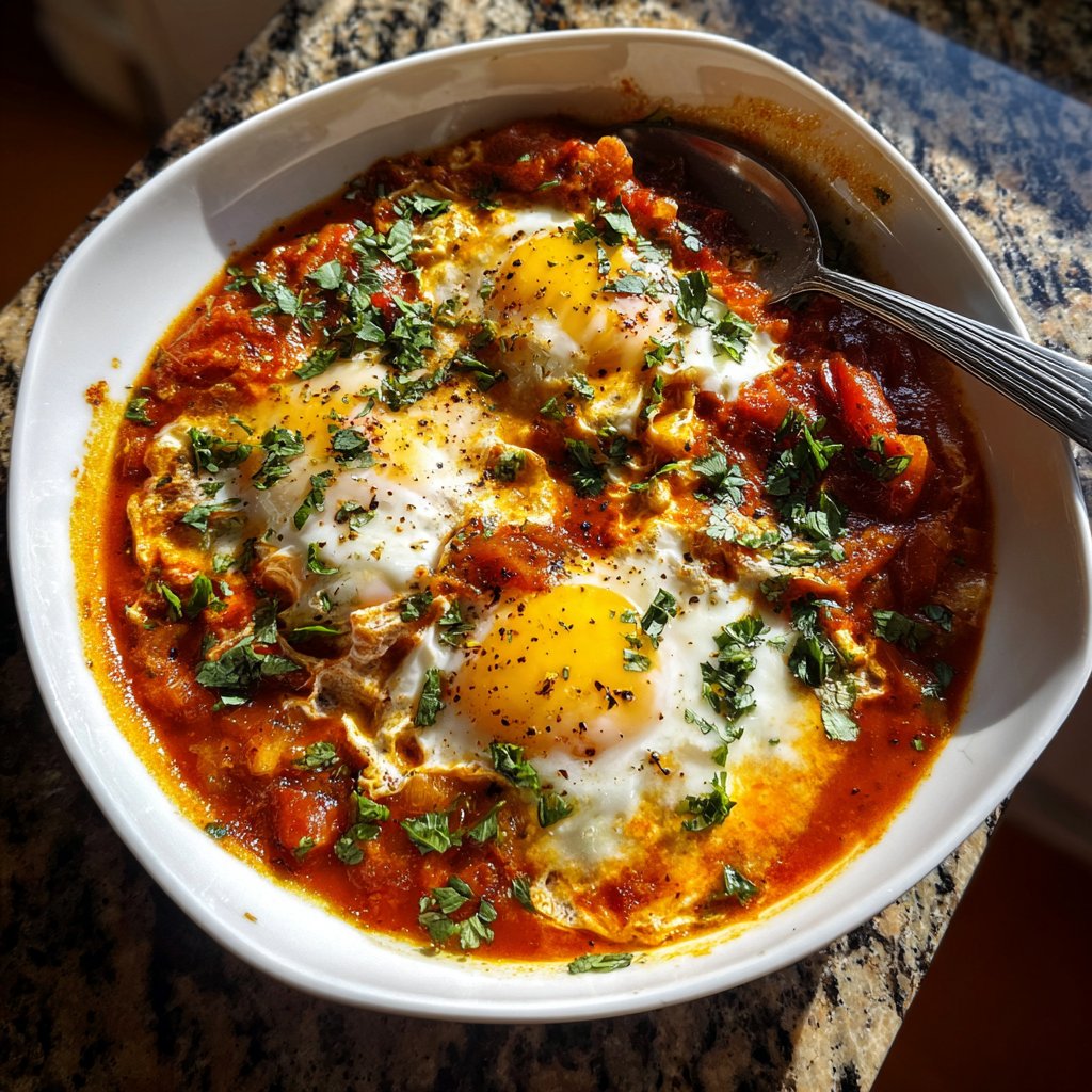 Shakshuka mit Knoblauch