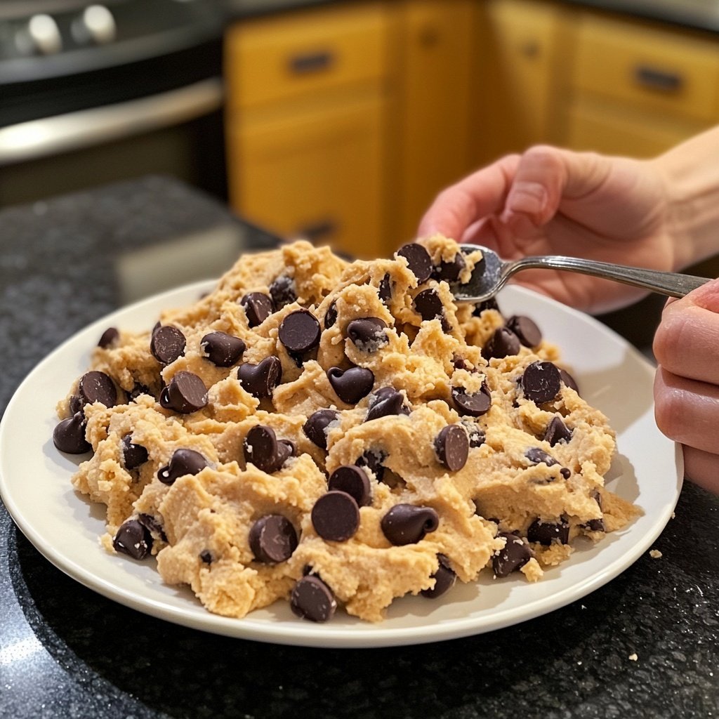 Cookie Dough ohne Zucker