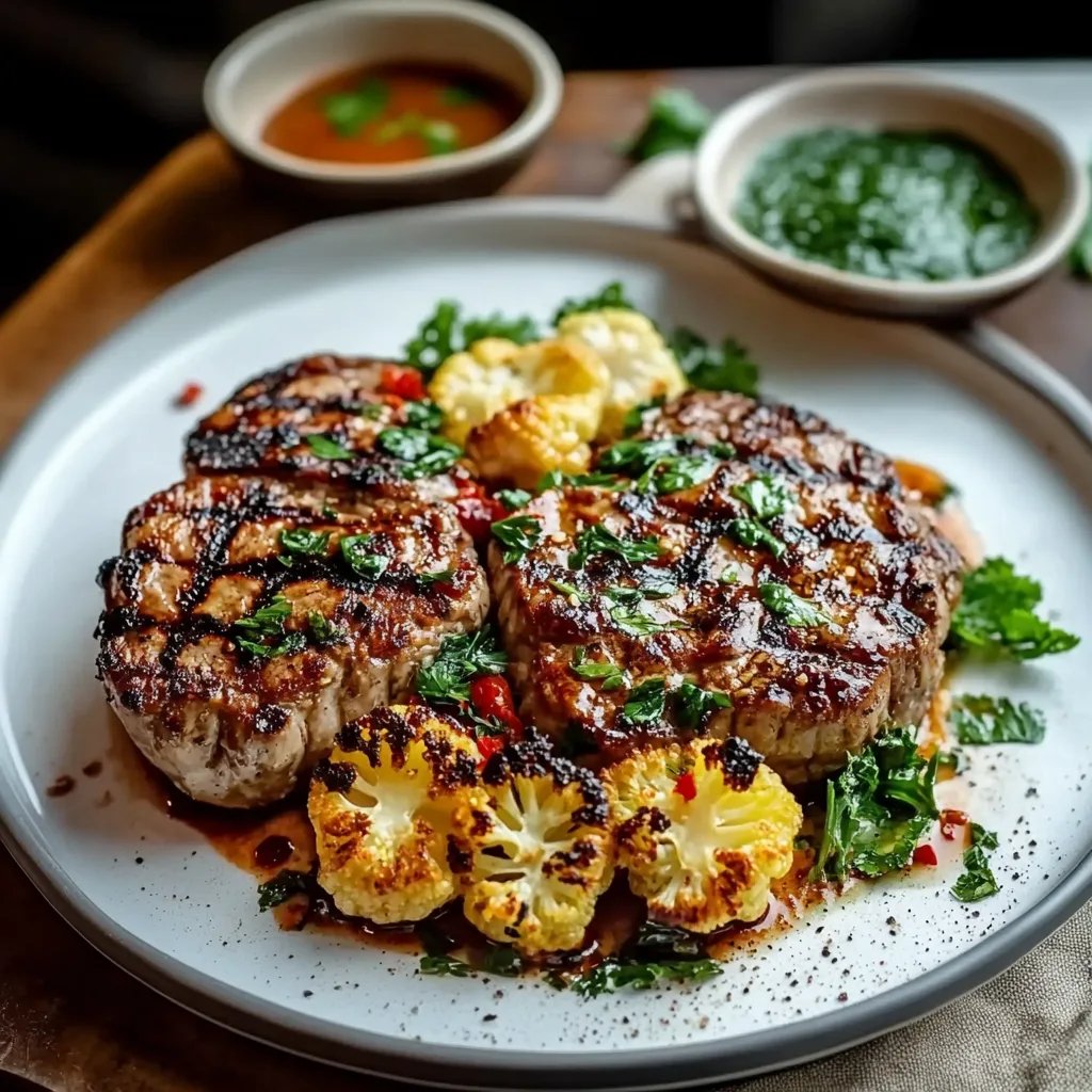 Buffalo-Blumenkohlsteak