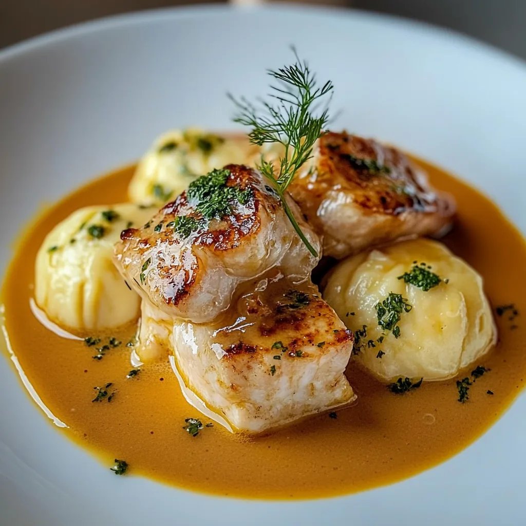 Butterzartes Rahmgulasch mit Serviettenknödel