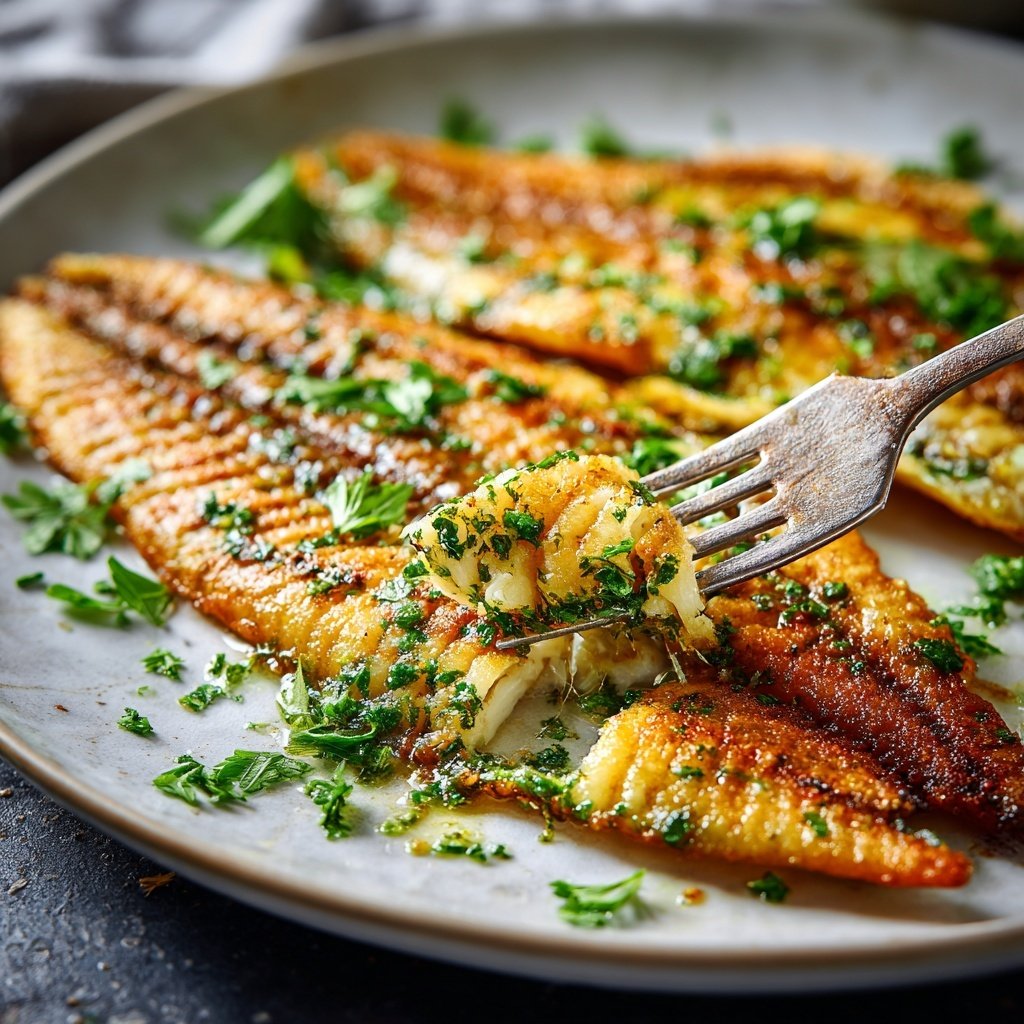 Kalorienarmes Fischgericht